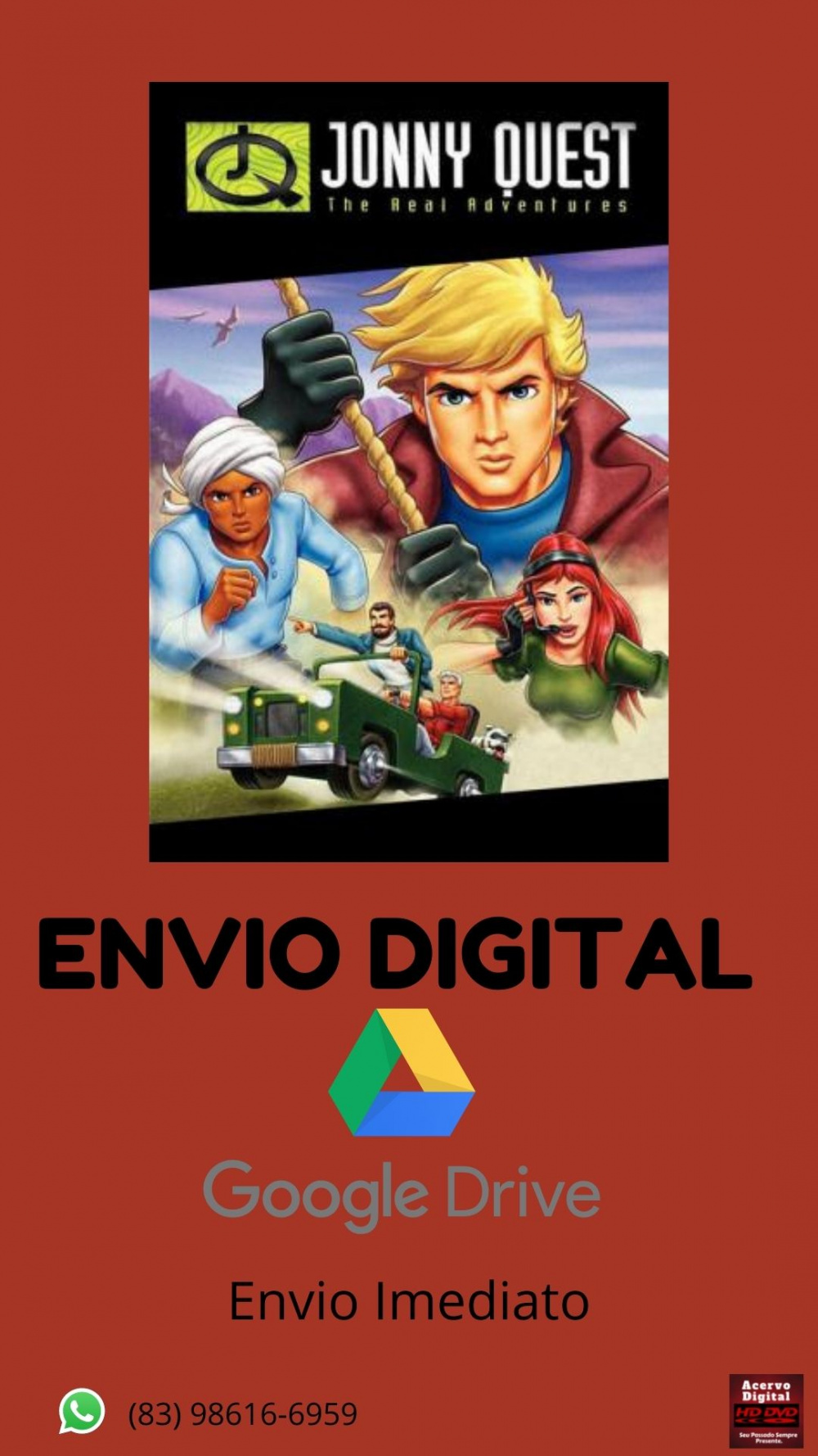 As Novas Aventuras de Jonny Quest (1986) 13 Eps Acervo Digital Dvds As Novas Aventuras de Jonny Quest (1986) 13 Eps Acervo Digital Dvds