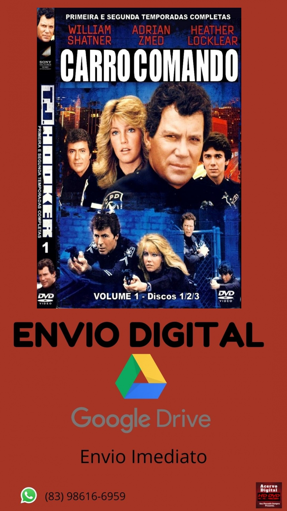Carro Comando (1982) 5 Temporadas 86 Eps Legendado - Acervo Digital Dvds
