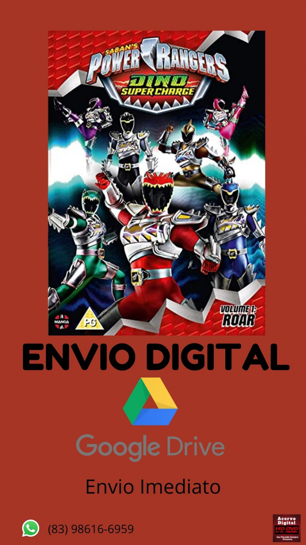 Power Rangers Dino Super Charge (2015) Completo Dublado Acervo