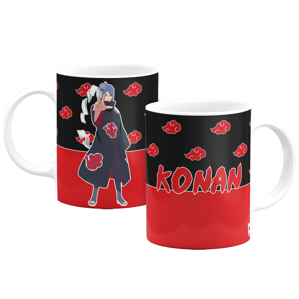 Caneca Personalizada Naruto Konan Akatsuki Acessogeekoficial