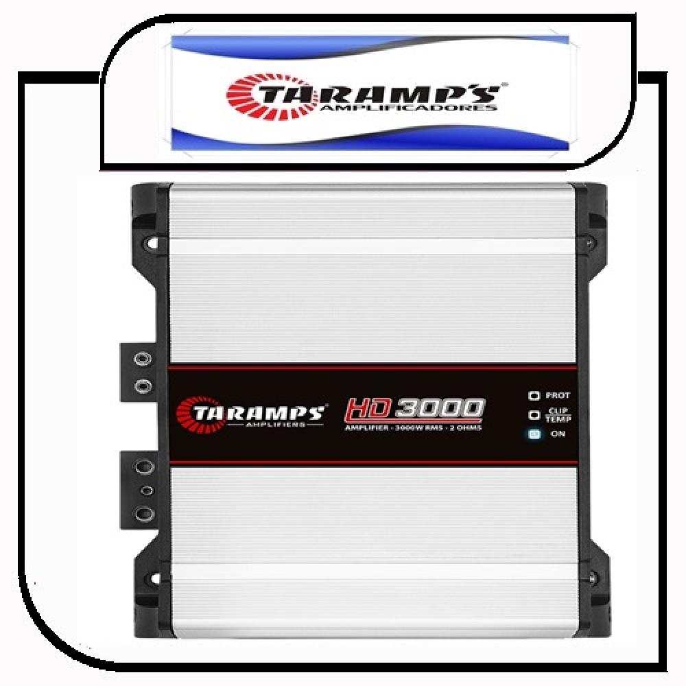 Módulo Amplificador Taramps HD 3000.1 3000w Rms 1 Canal Classe D 2