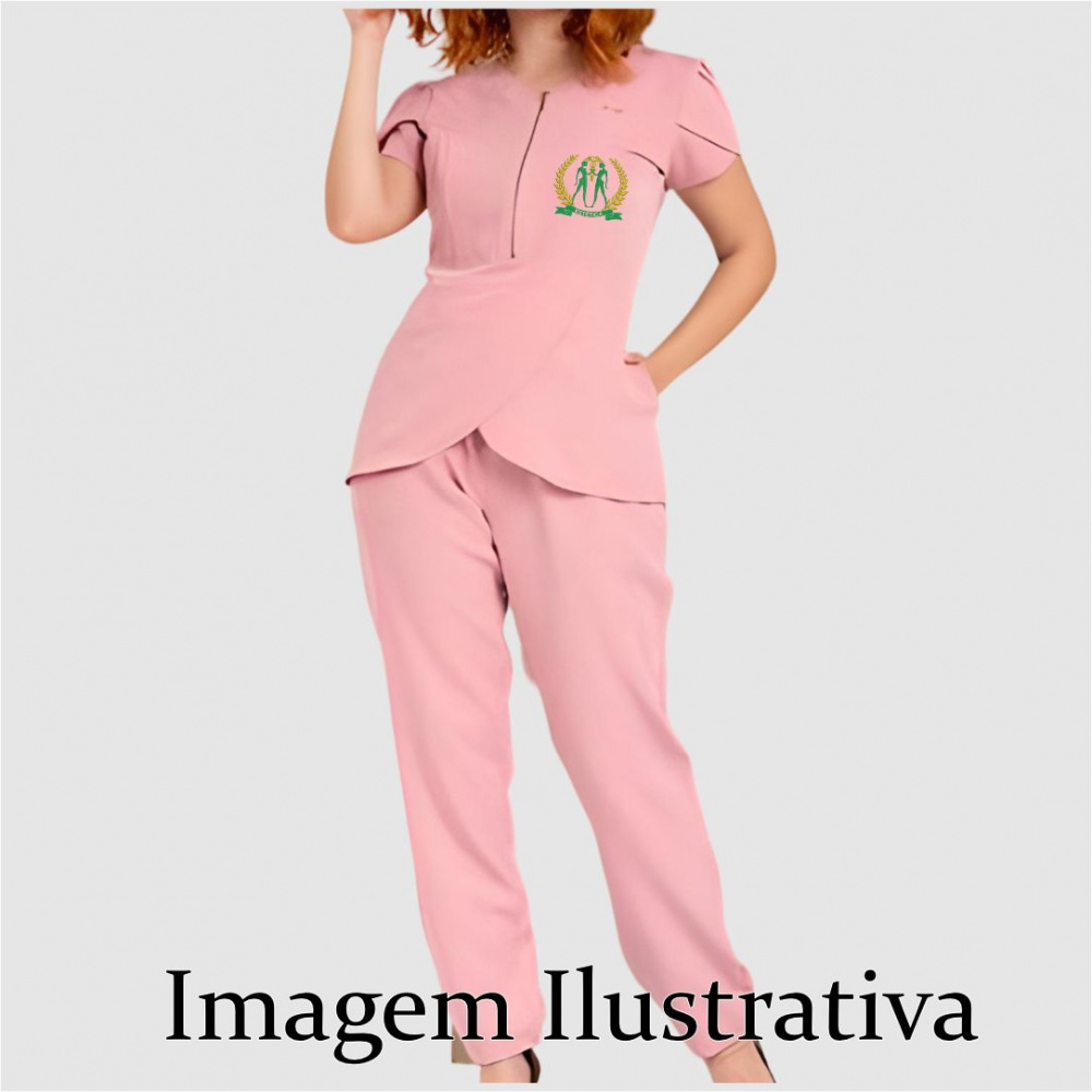 Pijama cirúrgico scrub hospitalar com zíper fecho – não se