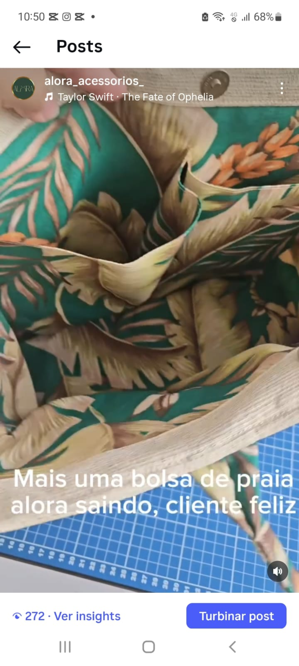 Bolsa Praia Alça de mão 3