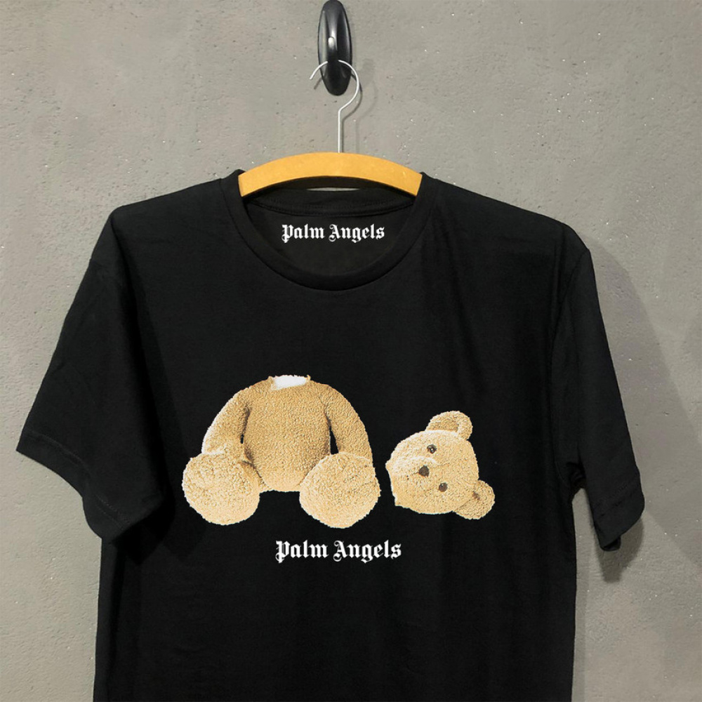 Camiseta Palm Angels Bear In Love Preta