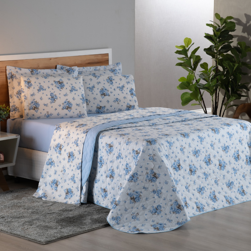 COMPRE SUA CAMA QUEEN PARCELADA SEM CARTÃO - Móveis - Céu Azul