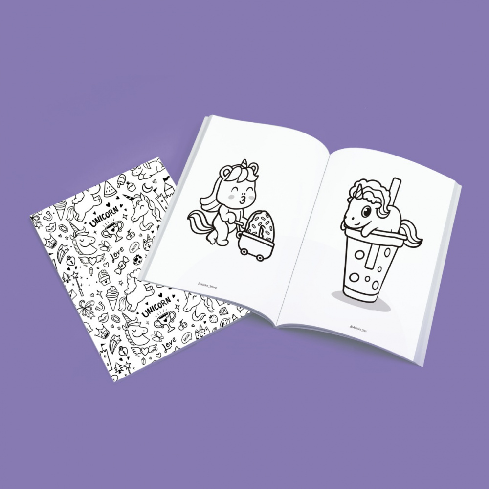 Kit Livro Colorir + Giz de Cera - Luluca e Panda Lu