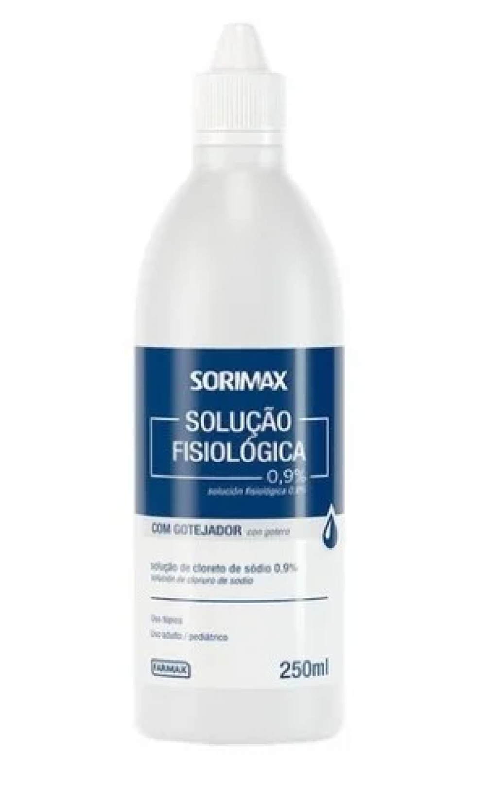 Soro fisiológico, Solução fisiológica 0,9% 250 ml- com gotegador ...
