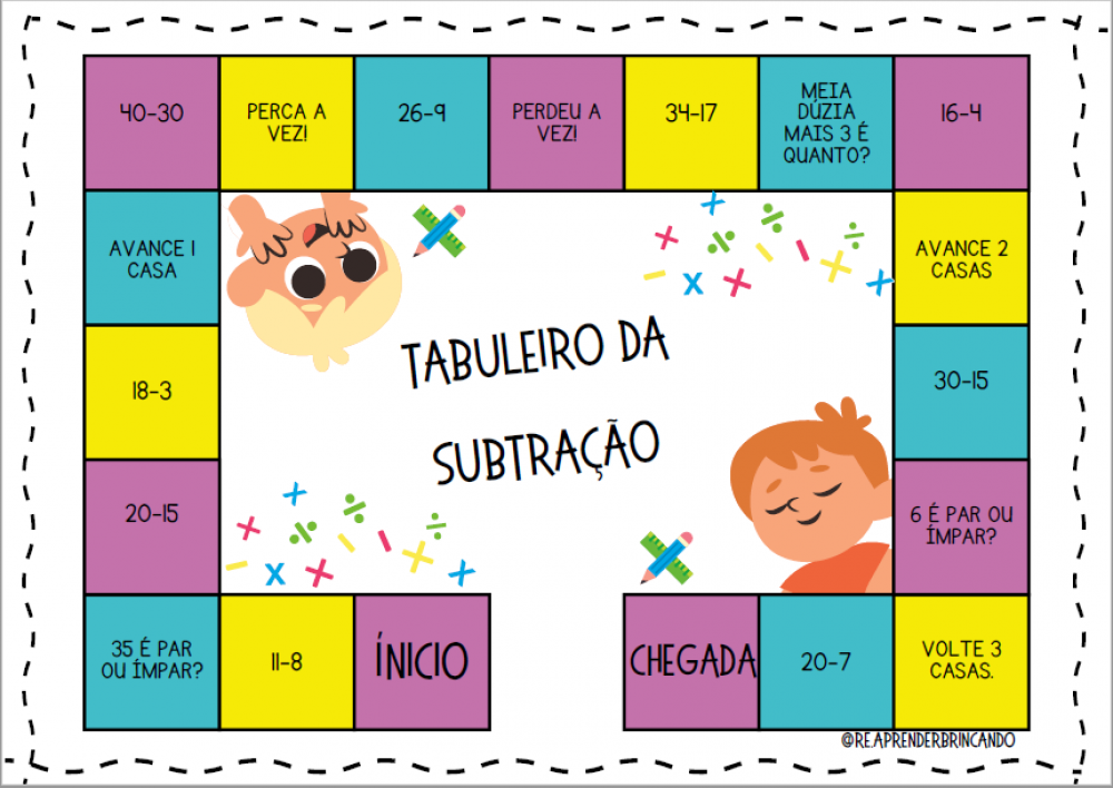 Como fazer um jogo tabuleiro imprimir