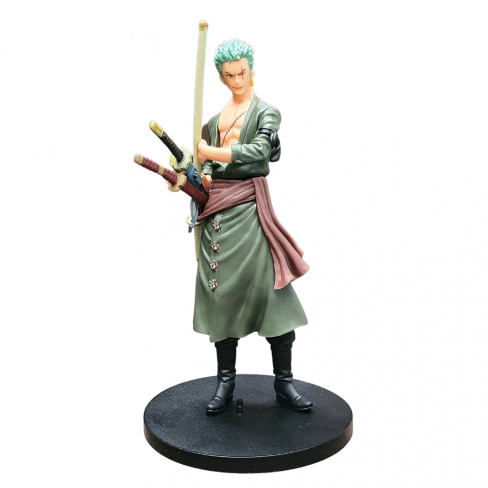 Roronoa Zoro One Piece - Action Figure Com Base - Arcade BR