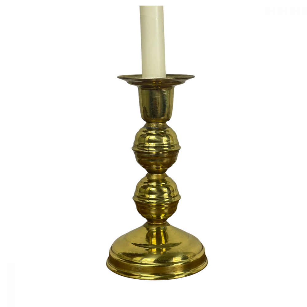 Castiçal Dourado M - Arte Cobre