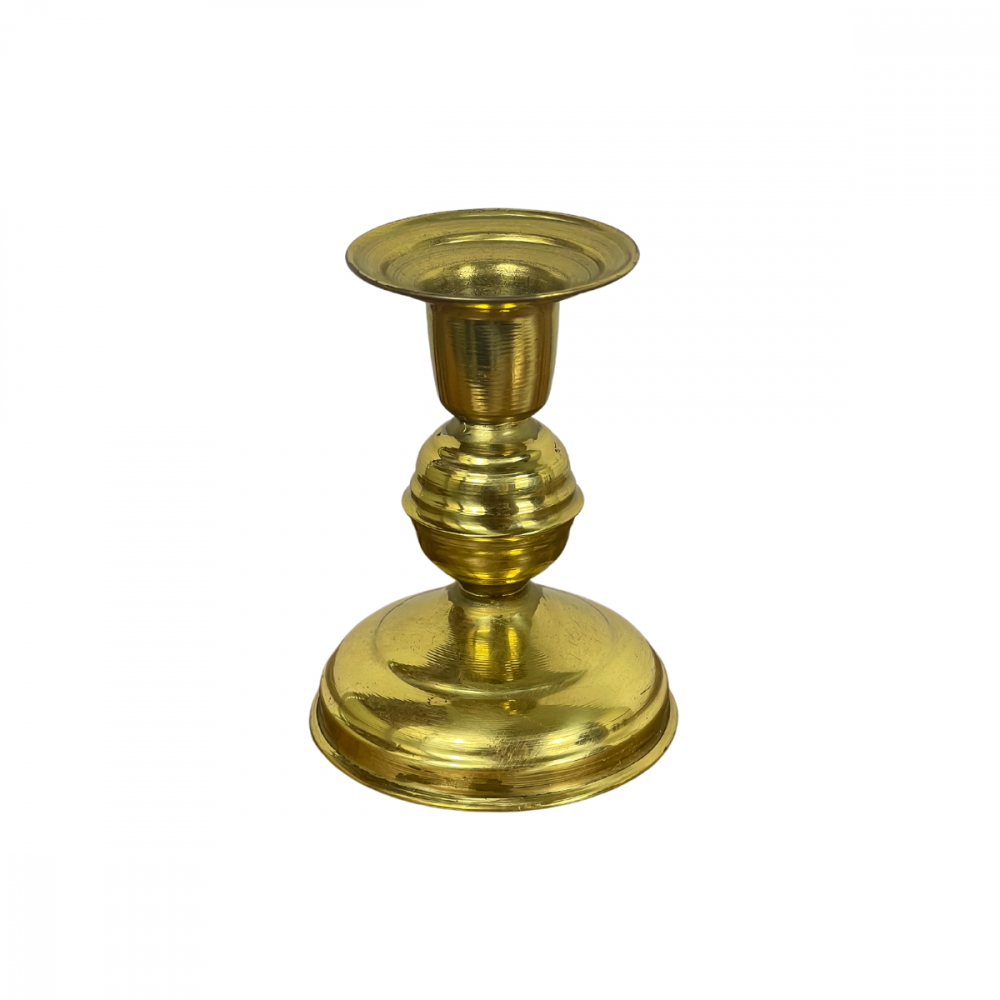 Castiçal Dourado P - Arte Cobre