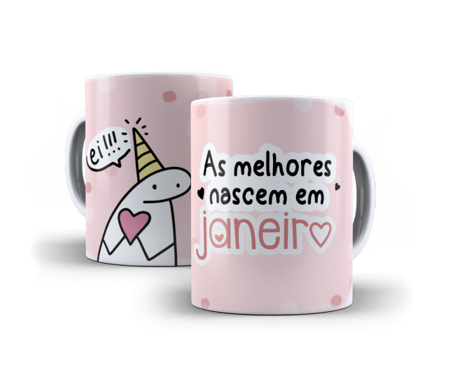 Caneca As melhores nascem em Janeiro
