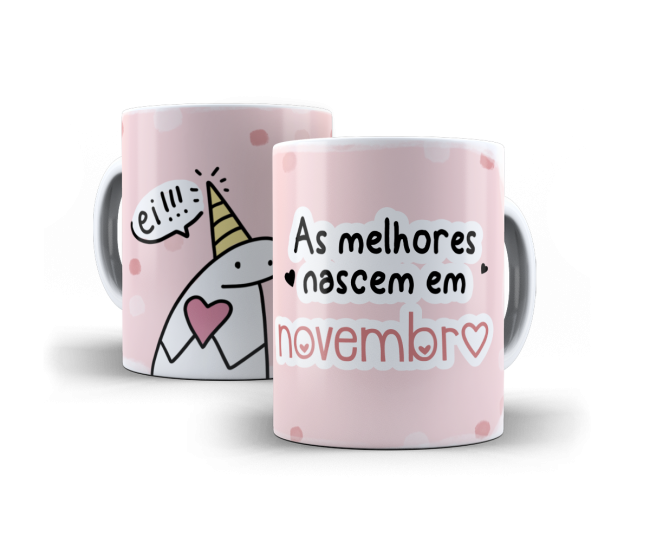 Caneca As melhores nascem em Novembro