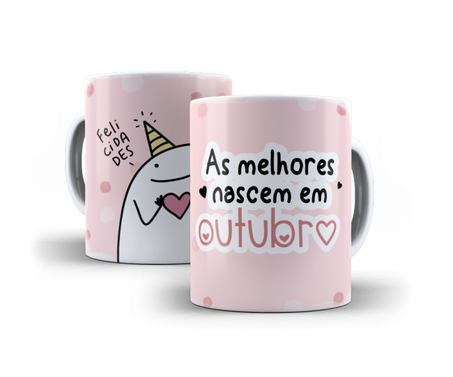 Caneca As melhores nascem em Outubro