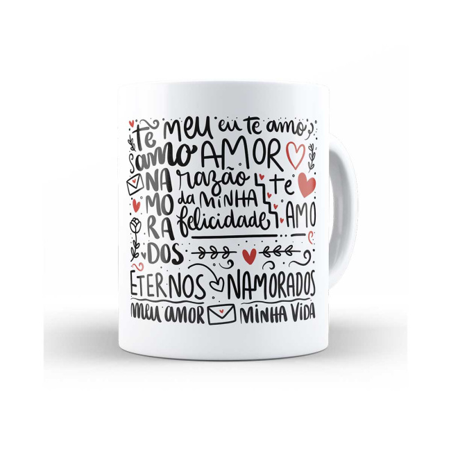 Caneca eu te amo