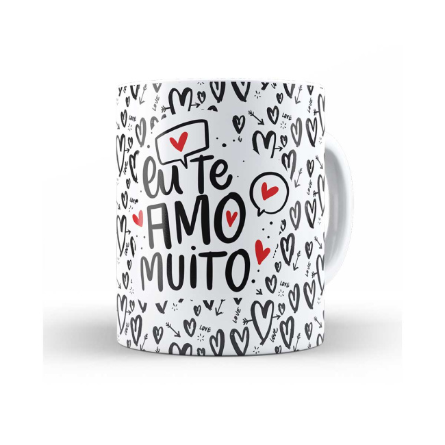 Caneca eu te amo muito