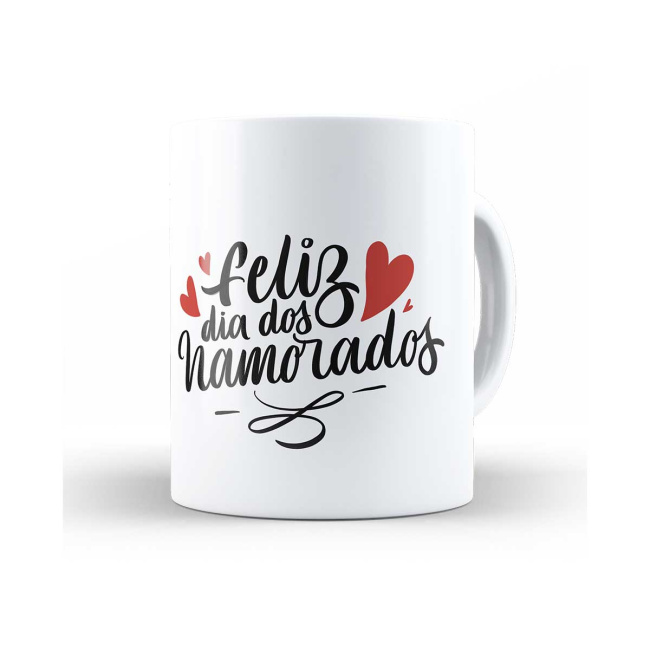 Caneca feliz dia dos namorados