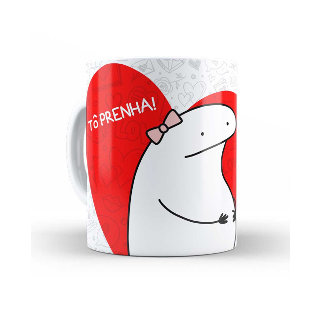 Caneca Flork amor tenho uma coisa pra te contar...