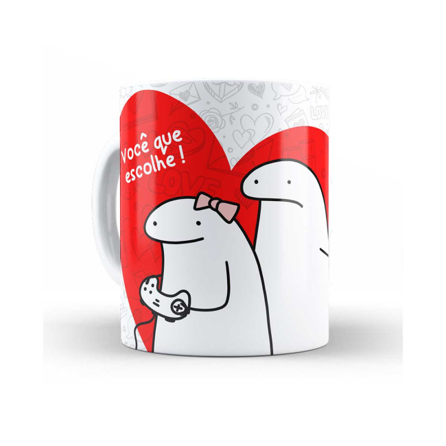 Caneca Flork se você ganhar de mim de novo eu termino com você