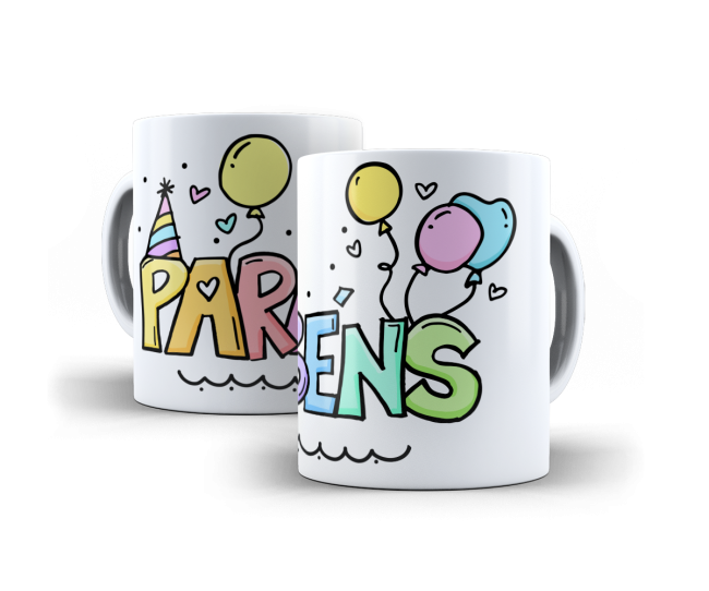 Caneca Parabens