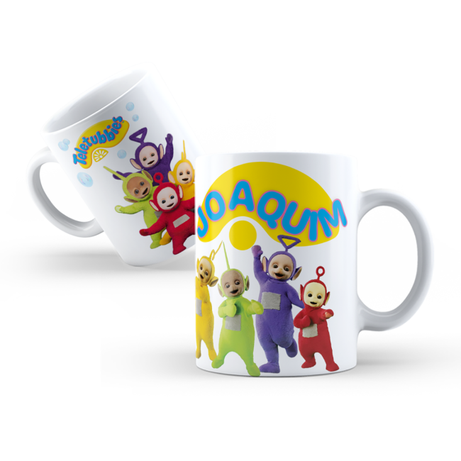 Caneca Teletubies com Nome Personalizado