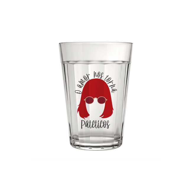 Copo Americano "Rita Lee - O Amor Nos Torna Patéticos" 190ml