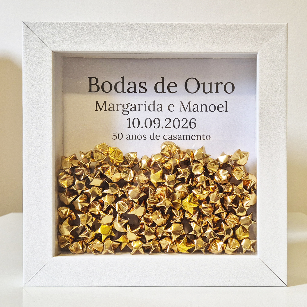 Quadro - Bodas de Ouro - 50 anos de casamento - Ateliê Giselli - Ateliê ...