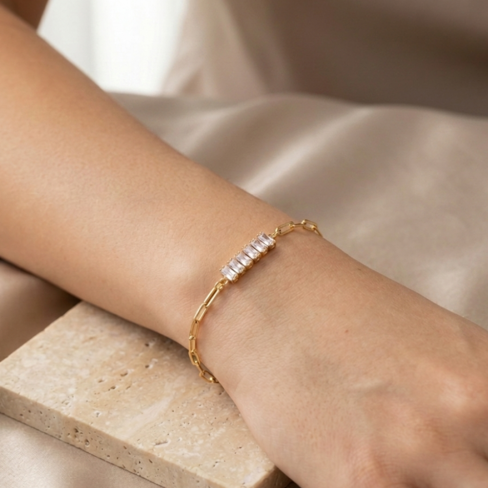 Pulseira Cartier Com Riviera