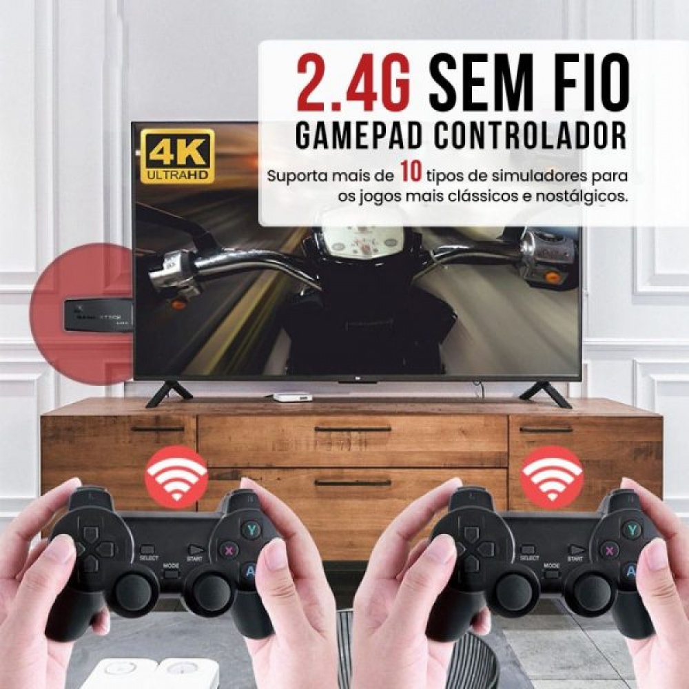 Gamer Stick 4k Original - 10.000 Jogos ™ - Cyber Shopping