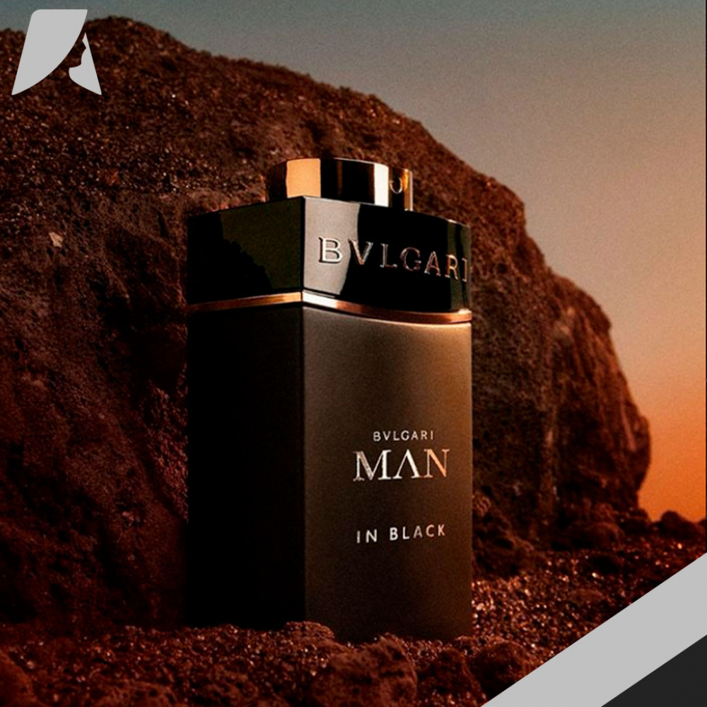 BVLGARI Man in Black Perfume Masculino Ousado com Notas de Rum e Couro - Aviolê