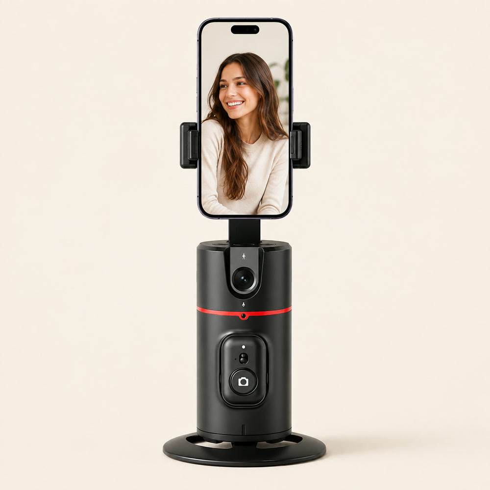 Tracking 360 com celular, vista frontal