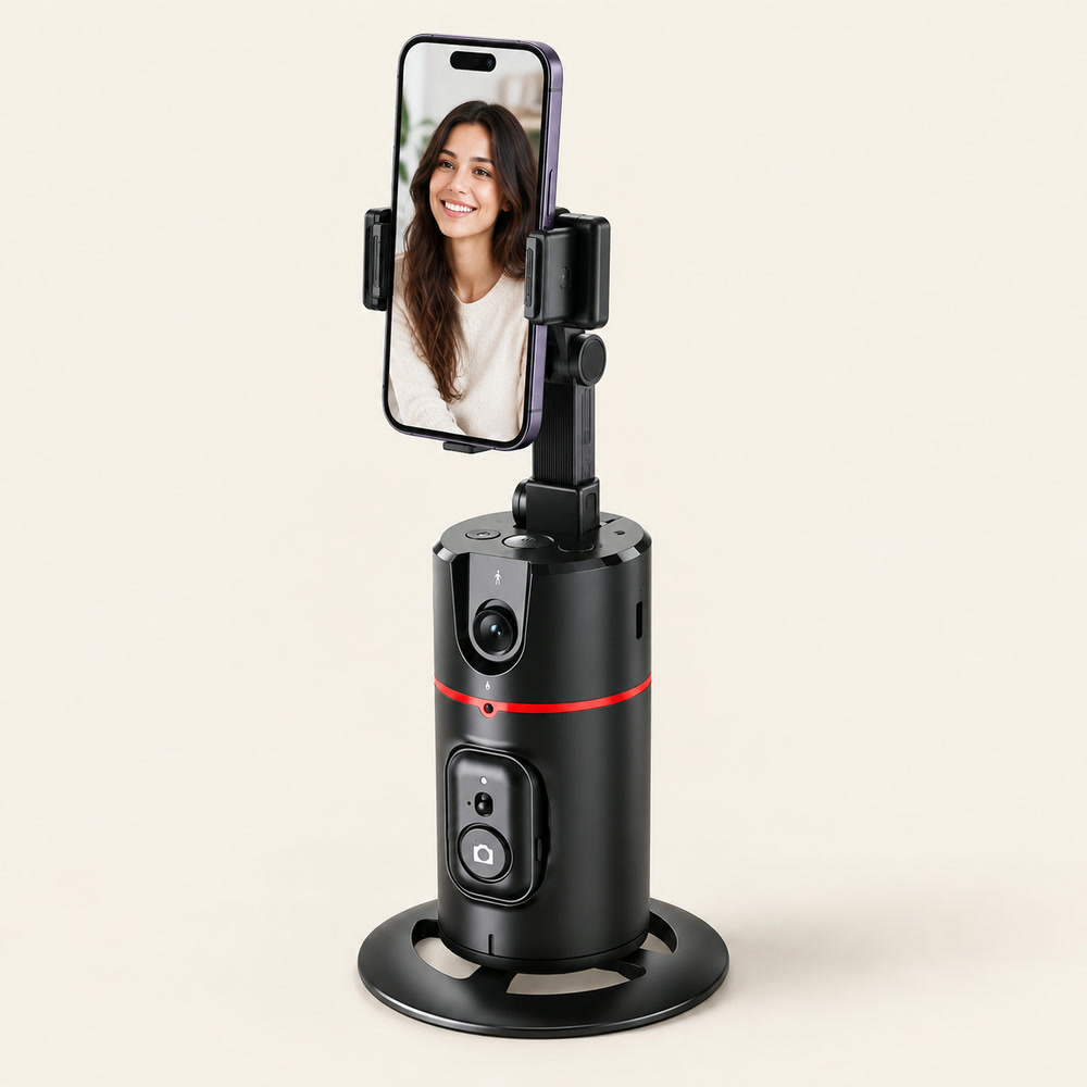 Tracking 360 com celular, vista lateral