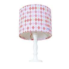 Abajur para Quarto de Bebê Clássico London Rosa