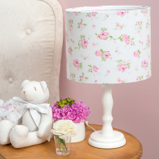 Abajur para Quarto de Bebê Vintage Josephine Rosa