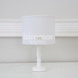 Abajur para Quarto de Bebê Vintage Valencia Branco