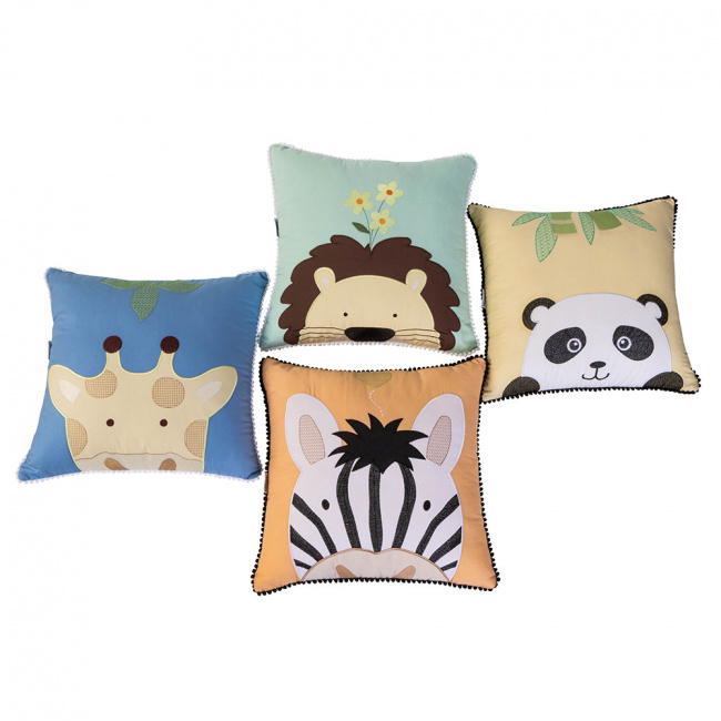 Almofadas Decorativas Infantil Bichinhos Safari