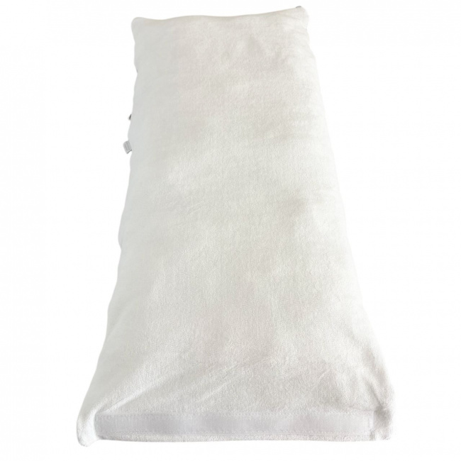 Almofada de Amamentação de Braço Piquet Branco / Plush Branco