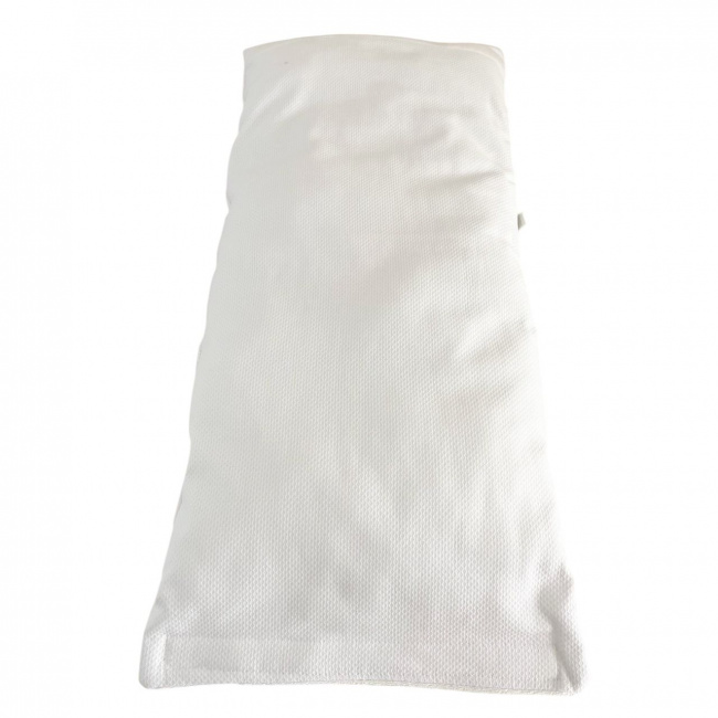 Almofada de Amamentação de Braço Piquet Branco / Plush Branco