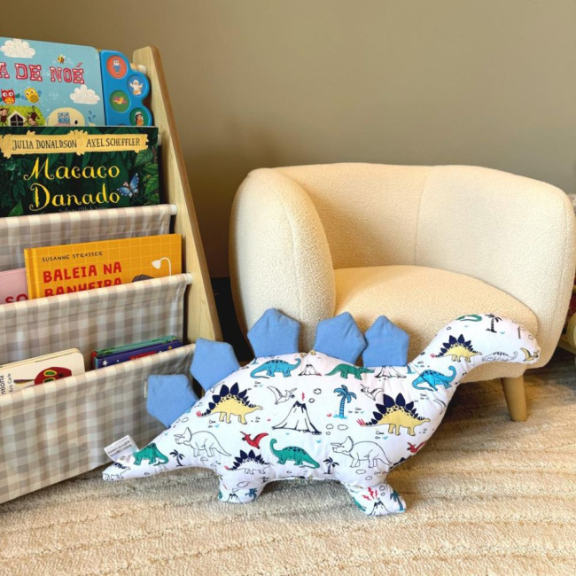 Almofada Dino Bento Dinossauro dos Bês