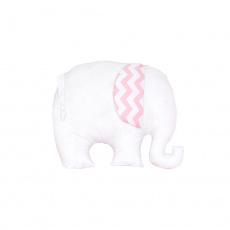 Almofada Elefante Soho Chevron Rosa