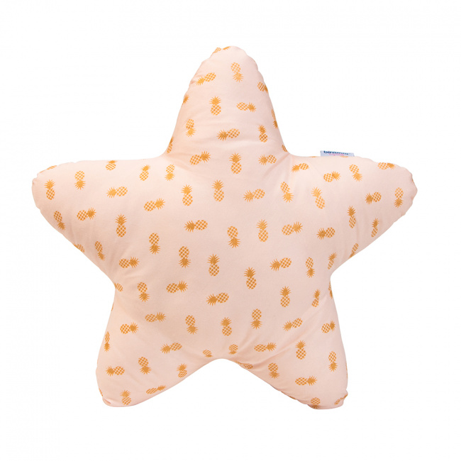 Almofada Estrela Abacaxi Dourado