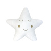 Almofada Estrela Bordada com Carinha Branca