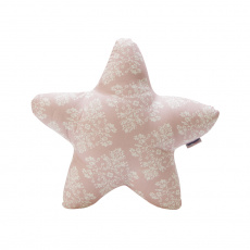 Almofada Estrela Jardim Secreto Arabesco Rosa