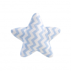 Almofada Estrela Soho Chevron Azul