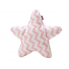 Almofada Estrela Soho Chevron Rosa