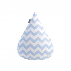 Almofada Gotinha Soho Chevron Azul