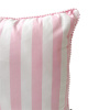 Almofada Mini Pompom Liz Listrado Rosa