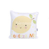 Almofada Mini Pompom Squeeze Me Branco / Amarelo