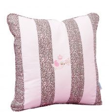 Almofada para Bebê Soninho Brasão Baby Oncinha Rosa