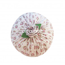 Almofada para Bebê Soninho Flor Alice Tiffany Floral Poá Rosa